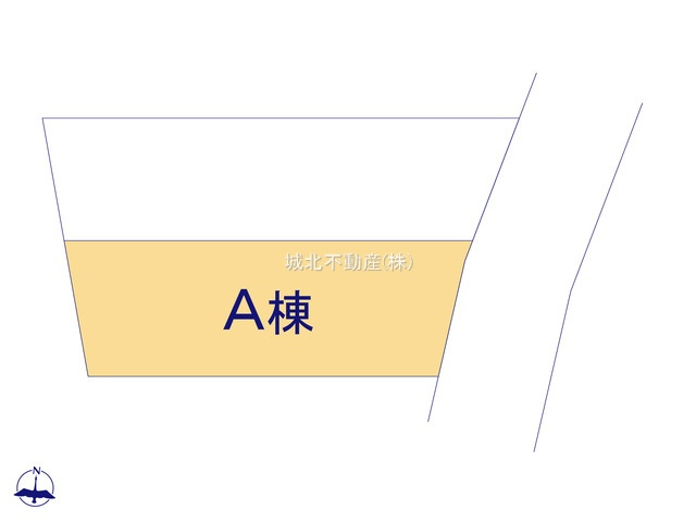 杉並区上井草2丁目 全2棟 A号棟の区画図