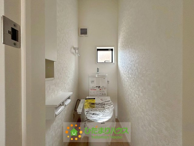 蓮田市黒浜第10　新築一戸建て　クレイドルガーデンのトイレ|温水便座等機能充実です！