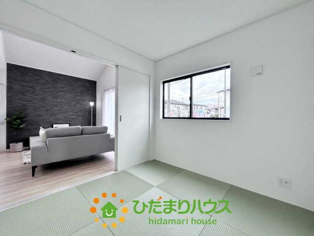 蓮田市黒浜第10　新築一戸建て　クレイドルガーデンの和室|4.5帖の和室です！