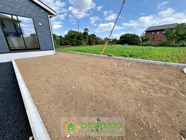 蓮田市黒浜第10　新築一戸建て　クレイドルガーデンの庭|敷地には庭スペースもあります！