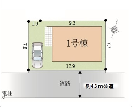 【区画図】 | 川越市むさし野1期 | 全1棟