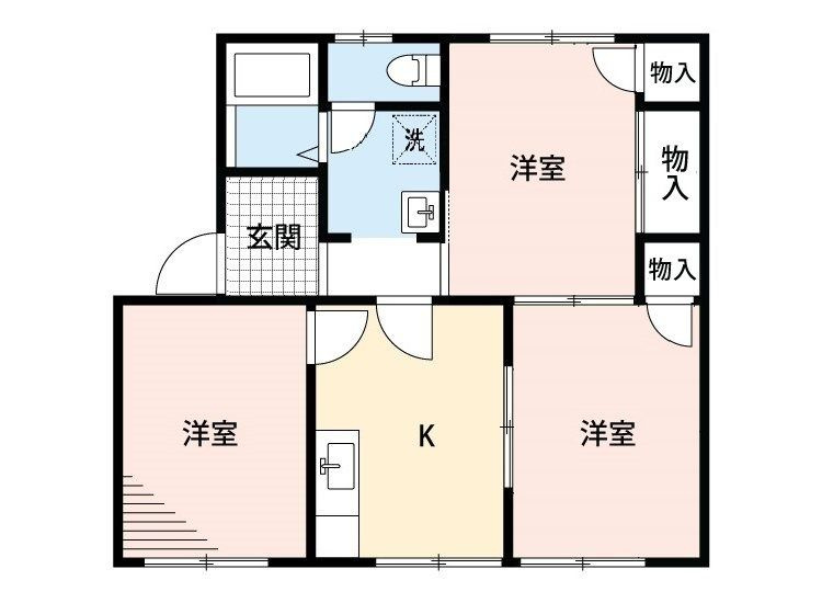 ルージュ1の間取り