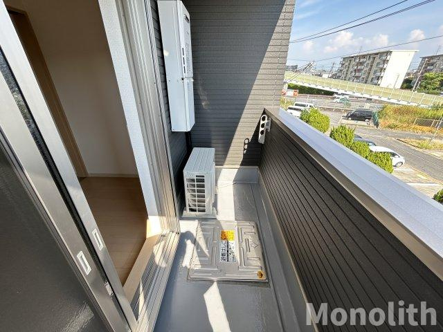 Fstyle西取石4号館のバルコニー