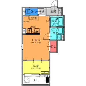 Fstyle西取石4号館の間取り