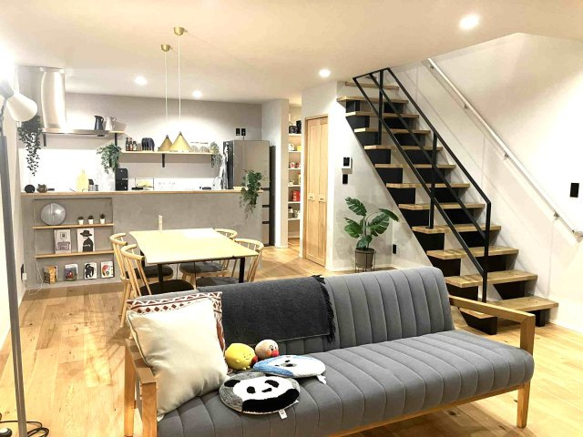 焼津市大住モデルハウスの居間・リビング