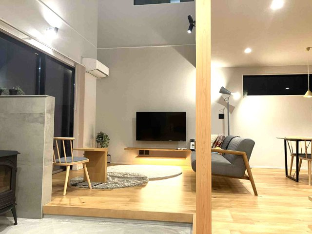 焼津市大住モデルハウスの居間・リビング