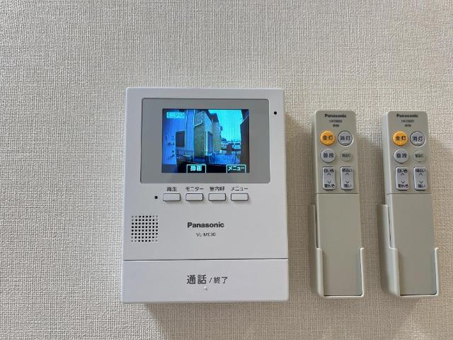 鶴ヶ島市富士見４丁目新築工事Ｂのセキュリティ|カメラ付インターホン（イメージ）