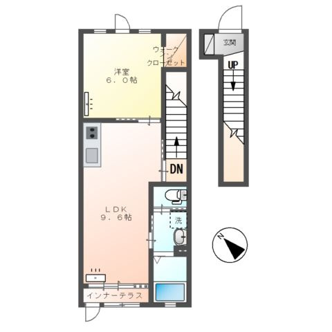 鶴ヶ島市富士見４丁目新築工事Ｂの間取り