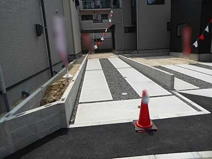 広島市安佐北区可部東１丁目　新築一戸建て(全4棟)の駐車場