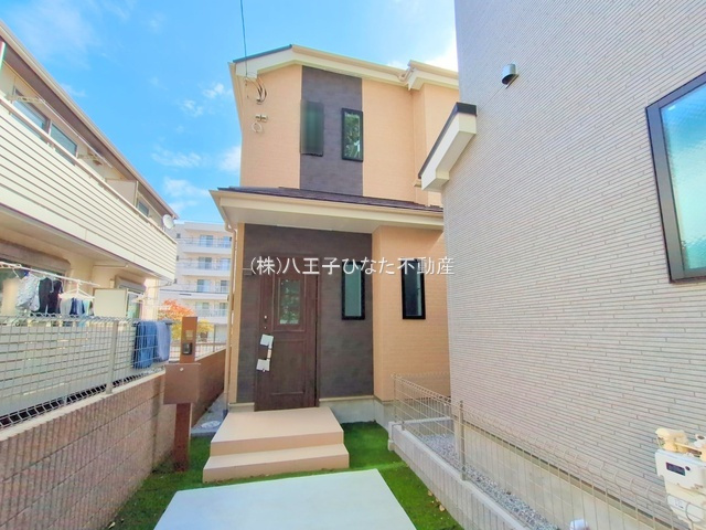 祝：成約済み　八王子市　北野町　新築戸建て　６期の外観|通勤・通学に便利な「北野」駅から徒歩3分。～仲介手数料無料☆八王子ひなた不動産～　八王子市北野町　新築戸建て