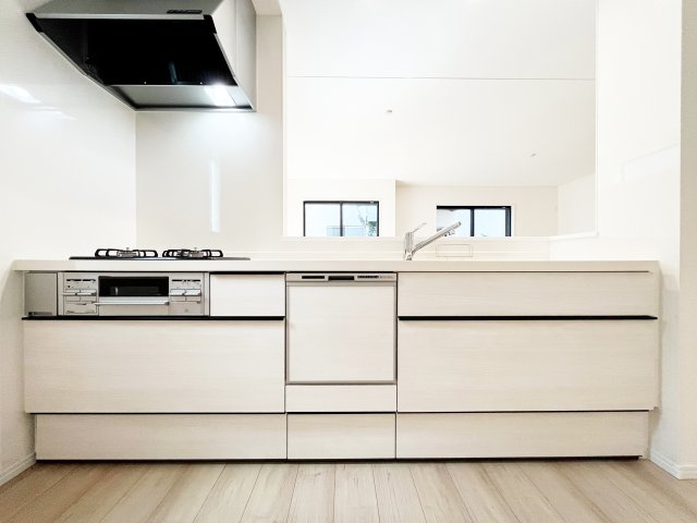 『八王子市新築戸建て』八王子市北野町547-11【仲介手数料無料】　６期のキッチン|～仲介手数料無料☆八王子ひなた不動産～　八王子市北野町　新築戸建て