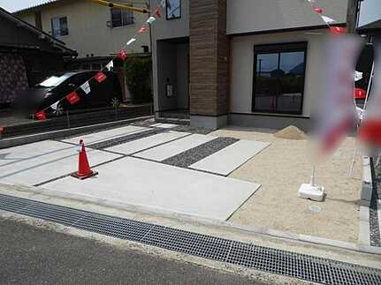 広島市安佐北区可部東１丁目　新築一戸建て(全4棟)の駐車場