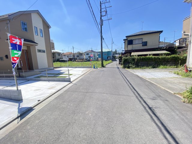 祝　成約済み　八王子市　川口町　新築戸建て　１７期の前面道路含む現地写真|～仲介手数料無料☆八王子ひなた不動産～　八王子市川口町　新築戸建て