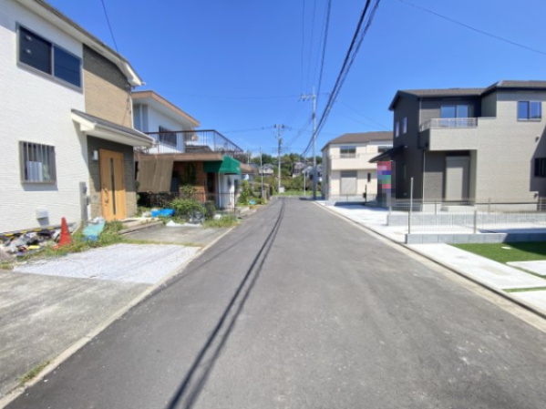 祝：成約済み　八王子市　川口町　新築戸建て　１７期の前面道路含む現地写真|～仲介手数料無料☆八王子ひなた不動産～　八王子市川口町　新築戸建て