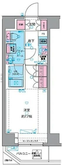 GENOVIA南千住Ⅵ skygardenの間取り