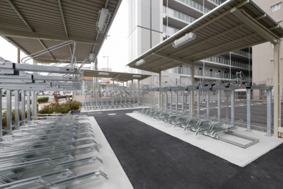 【その他共用部分】 | エスリード大阪デュアルゲート | 駐輪場です