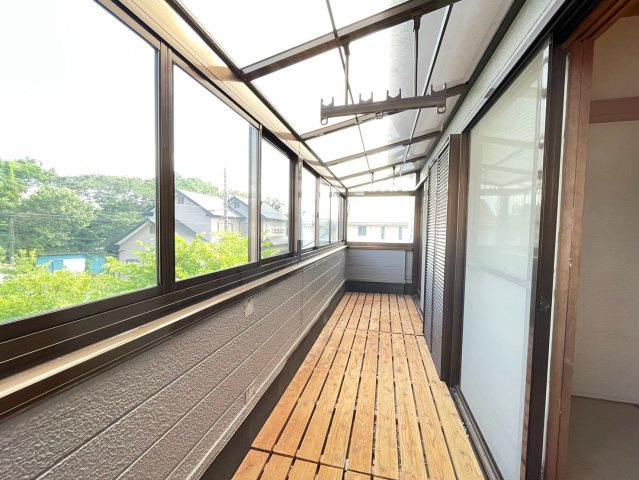 稲敷市沼田　中古戸建のバルコニー