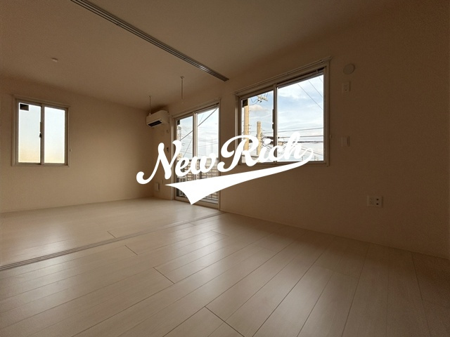 前橋市高井町１丁目のアパートのバルコニー