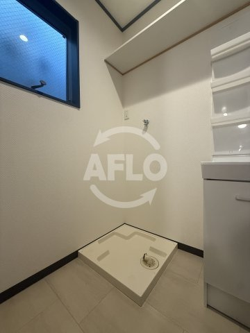 sumisei照ヶ丘の洗面所|sumisei照ヶ丘　室内洗濯機置場