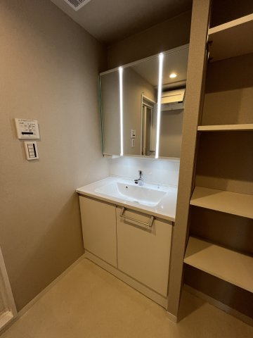 ハウスユマニテ大橋α館の独立洗面台