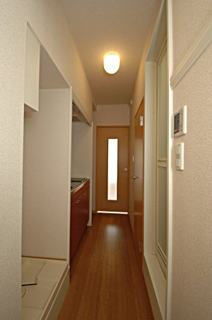 レオパレスメルベーユ毛呂山の玄関|収納もある玄関です