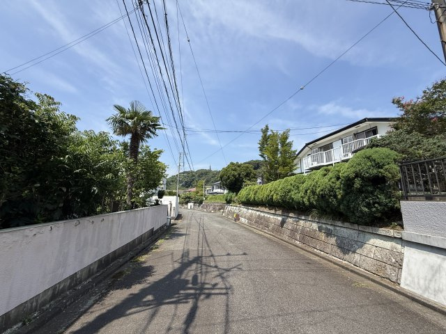 南・西側道路　開放感あり　分譲地内の前面道路含む現地写真|前面道路