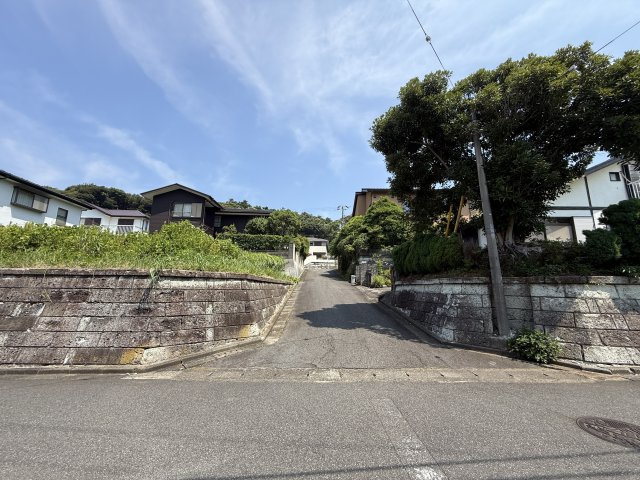 南・西側道路　開放感あり　分譲地内の前面道路含む現地写真|前面道路