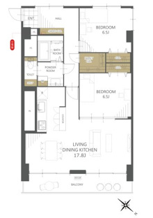【間取り】グランドハイツ仙台 