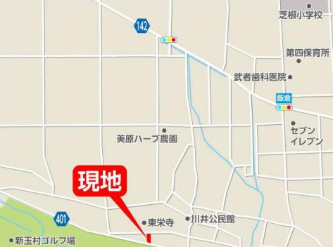 【新築】玉村町川井9期　１号棟(全２棟)　アーバンスタイル　新築建売分譲の地図