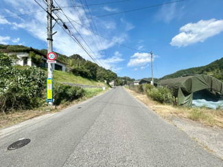 【前面道路含む現地写真】 | 岡山県瀬戸内市邑久町庄田　倉庫付き土地