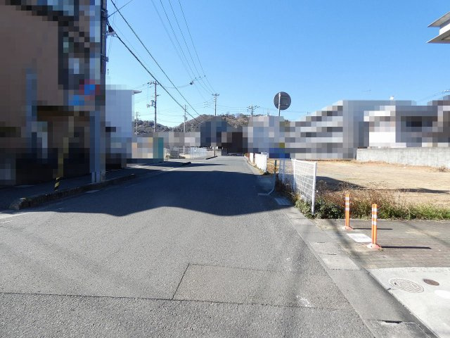 百石町　建築条件なし　売土地　4号地の前面道路含む現地写真