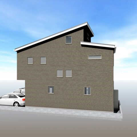 百石町2丁目　4号地　新築戸建【太陽光発電システム　5.34ｋｗ】の完成予想図