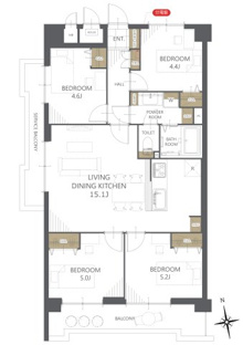 【間取り】コープ野村養福寺 