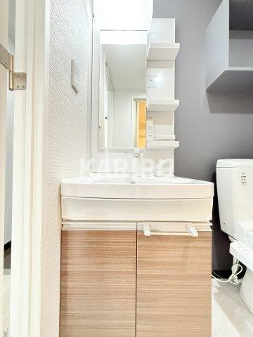 グランドロアール南巽の洗面所