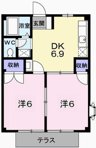 エルガーデンⅠの間取り