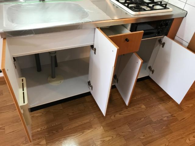サンクチュアリーのキッチン|キッチン下収納