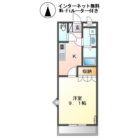 サンクチュアリーの間取り