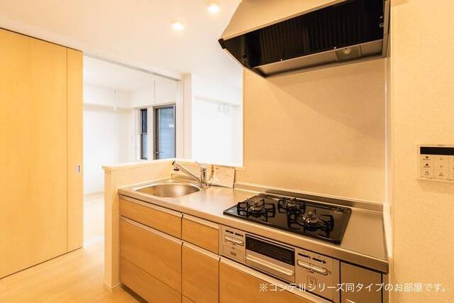 祇園３丁目アパートのキッチン|キッチンでお料理をお楽しみください