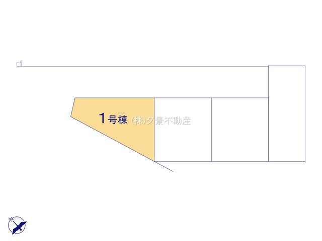 《仲介手数料無料》岩槻区西原台２丁目4(1号棟)新築一戸建てリーブルガーデンの区画図