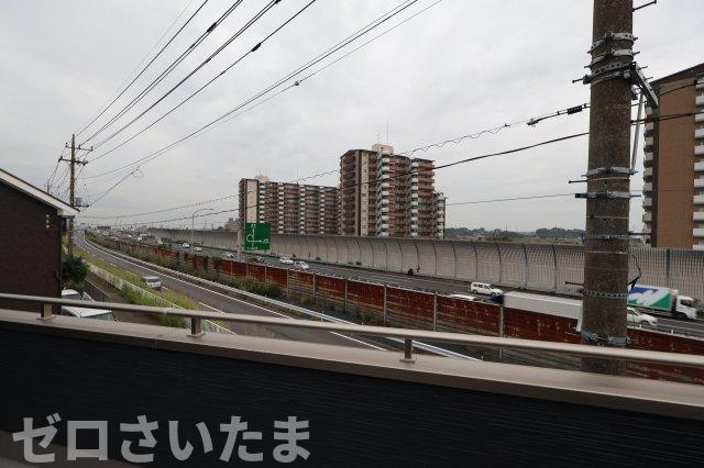 《仲介手数料無料》岩槻区西原台２丁目4新築一戸建てリーブルガーデンの展望|撮影日 2025年10月31日 14:00 雨