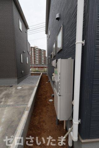 《仲介手数料無料》岩槻区西原台２丁目4新築一戸建てリーブルガーデンの外観|撮影日 2025年10月31日 14:00 雨