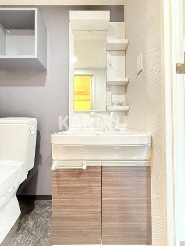 グランドロアール南巽の洗面所