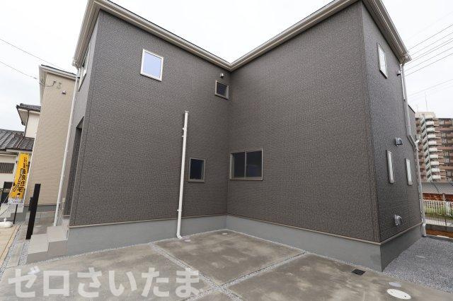 《仲介手数料無料》岩槻区西原台２丁目4新築一戸建てリーブルガーデンの外観|撮影日 2025年10月31日 14:00 雨
