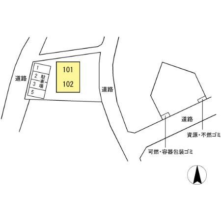 アシネスの区画図