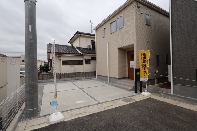 【外観】 | 《仲介手数料無料》岩槻区西原台２丁目4(4号棟)新築一戸建てリーブルガーデン | 撮影日 2025年10月31日 14:00 雨