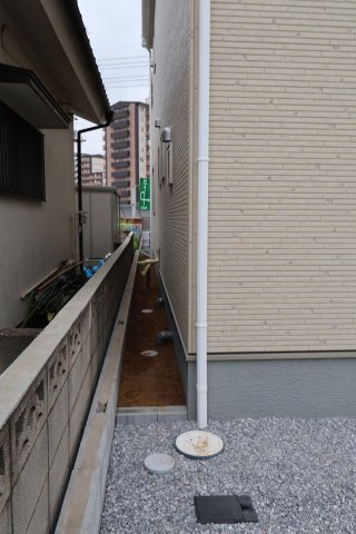 《仲介手数料無料》岩槻区西原台２丁目4(4号棟)新築一戸建てリーブルガーデンの外観|撮影日 2025年10月31日 14:00 雨