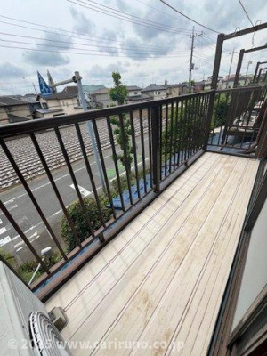 【バルコニー】 | サンハウス松本Ａ | バルコニーからの眺めを楽しみながら食事をしませんか