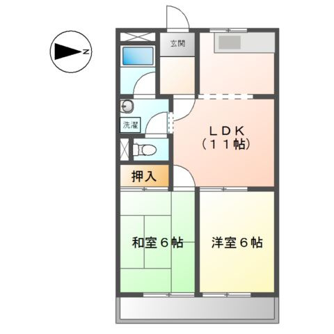 ハニーパーク高巣の間取り