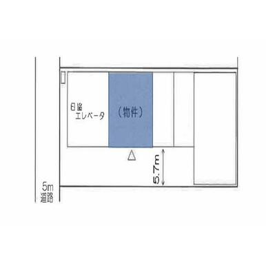 港北区綱島東36.5坪の区画図