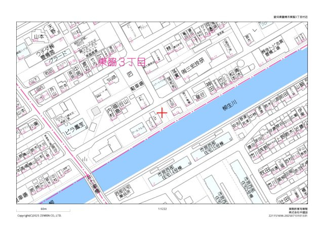 東脇町3丁目売地の地図